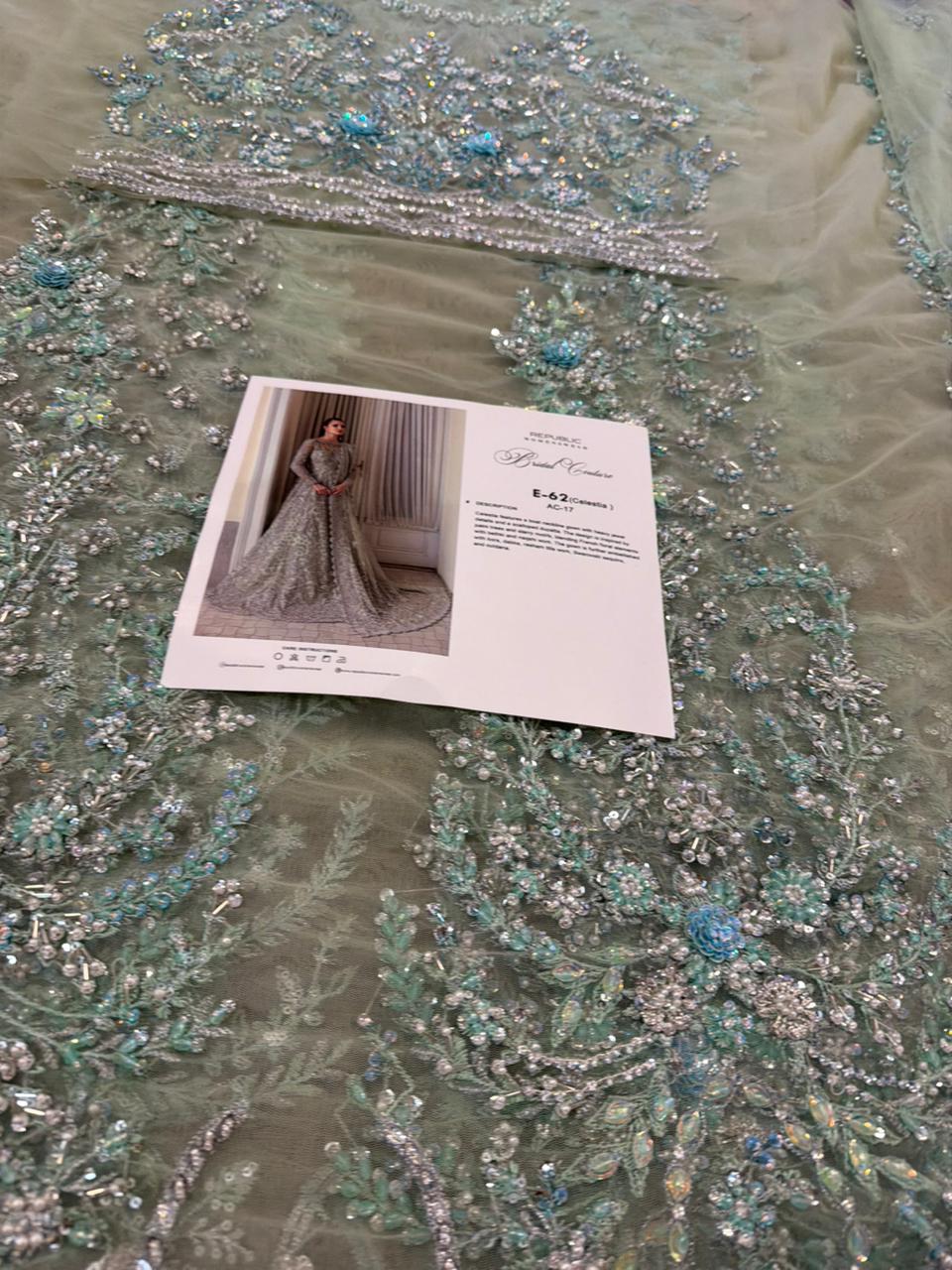 Republic Womenswear | Celestia 16-Panelled Jewel Velvet Gown