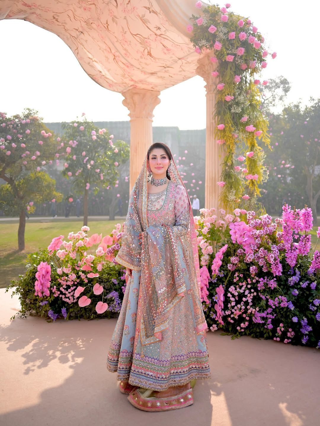 Nomi Ansari | Kaleidoscope Hand-Embellished Festive Pishwas