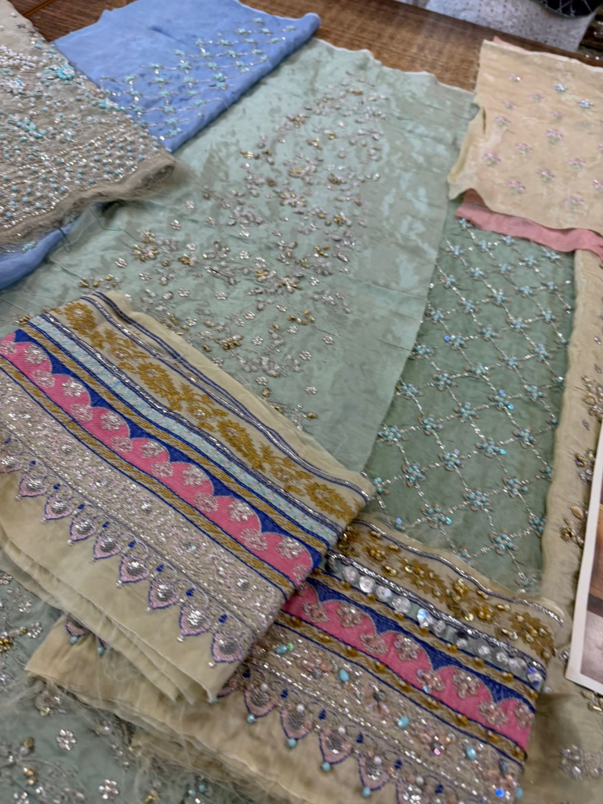 Nomi Ansari | Kaleidoscope Hand-Embellished Festive Pishwas