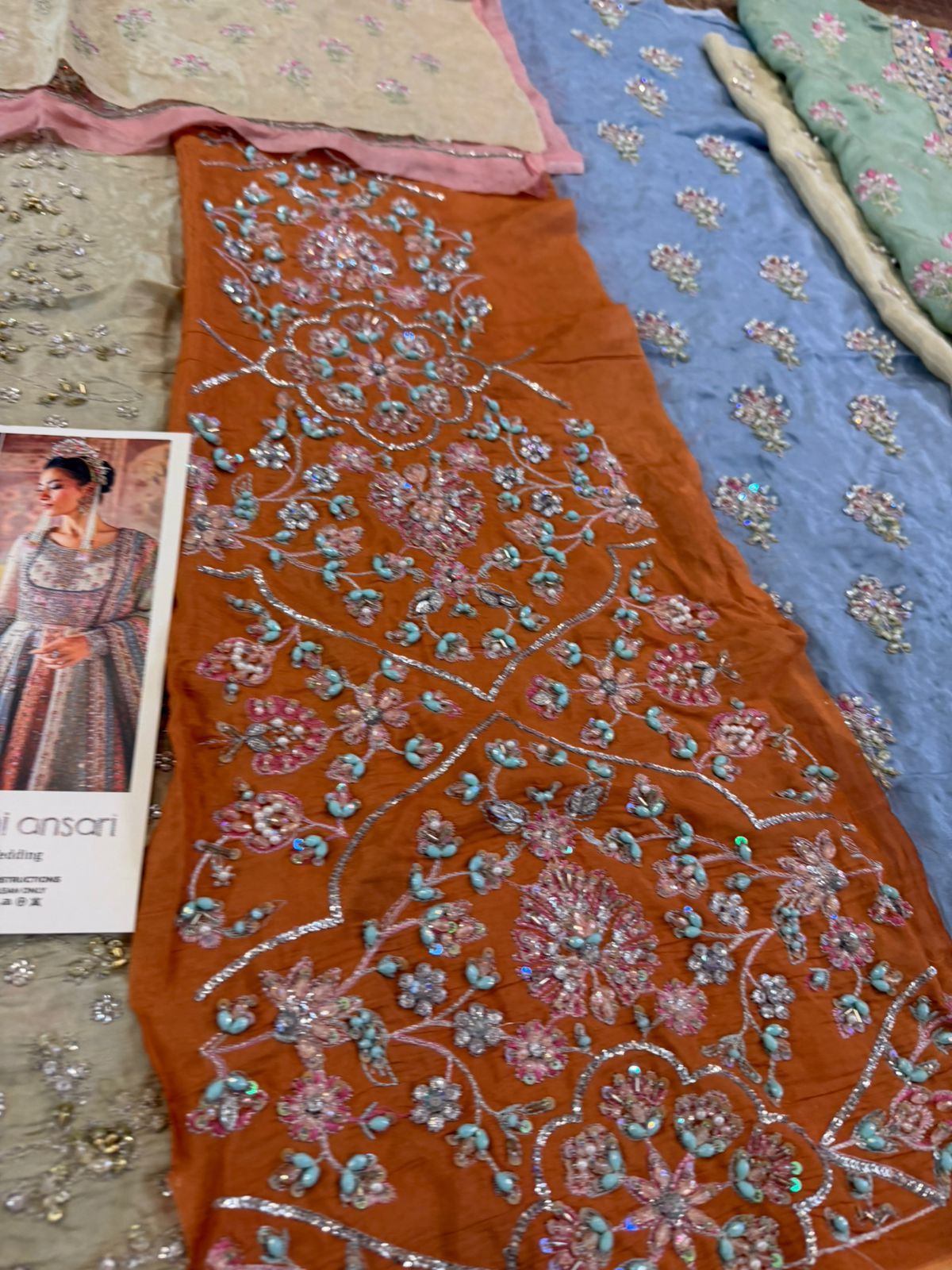 Nomi Ansari | Kaleidoscope Hand-Embellished Festive Pishwas