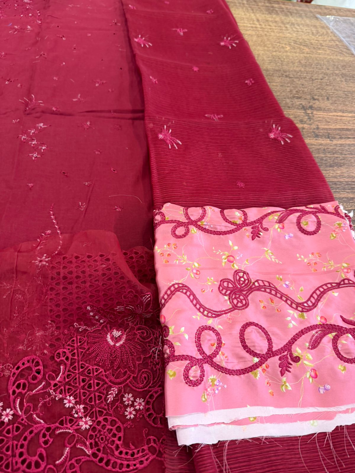 Qalamkar | Chikankari Luxury Lawn & 3D Floral Jacquard Suite