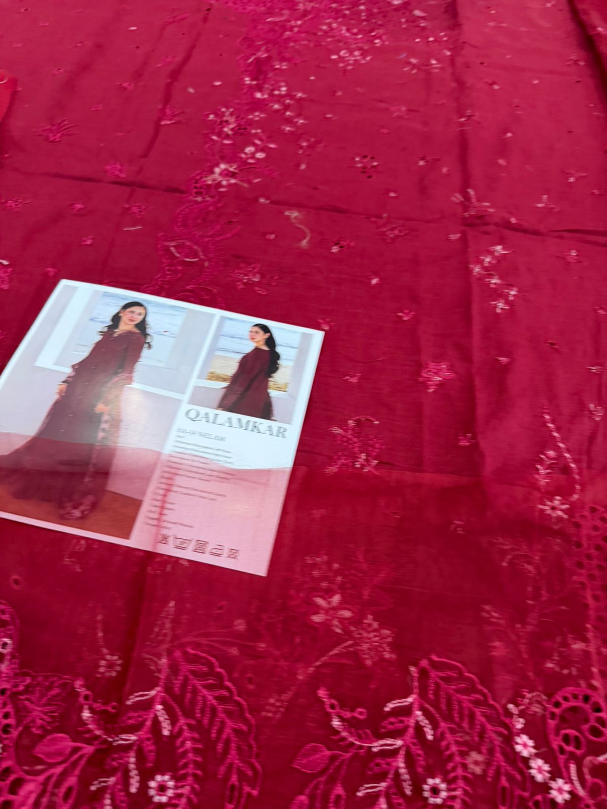 Qalamkar | Chikankari Luxury Lawn & 3D Floral Jacquard Suite