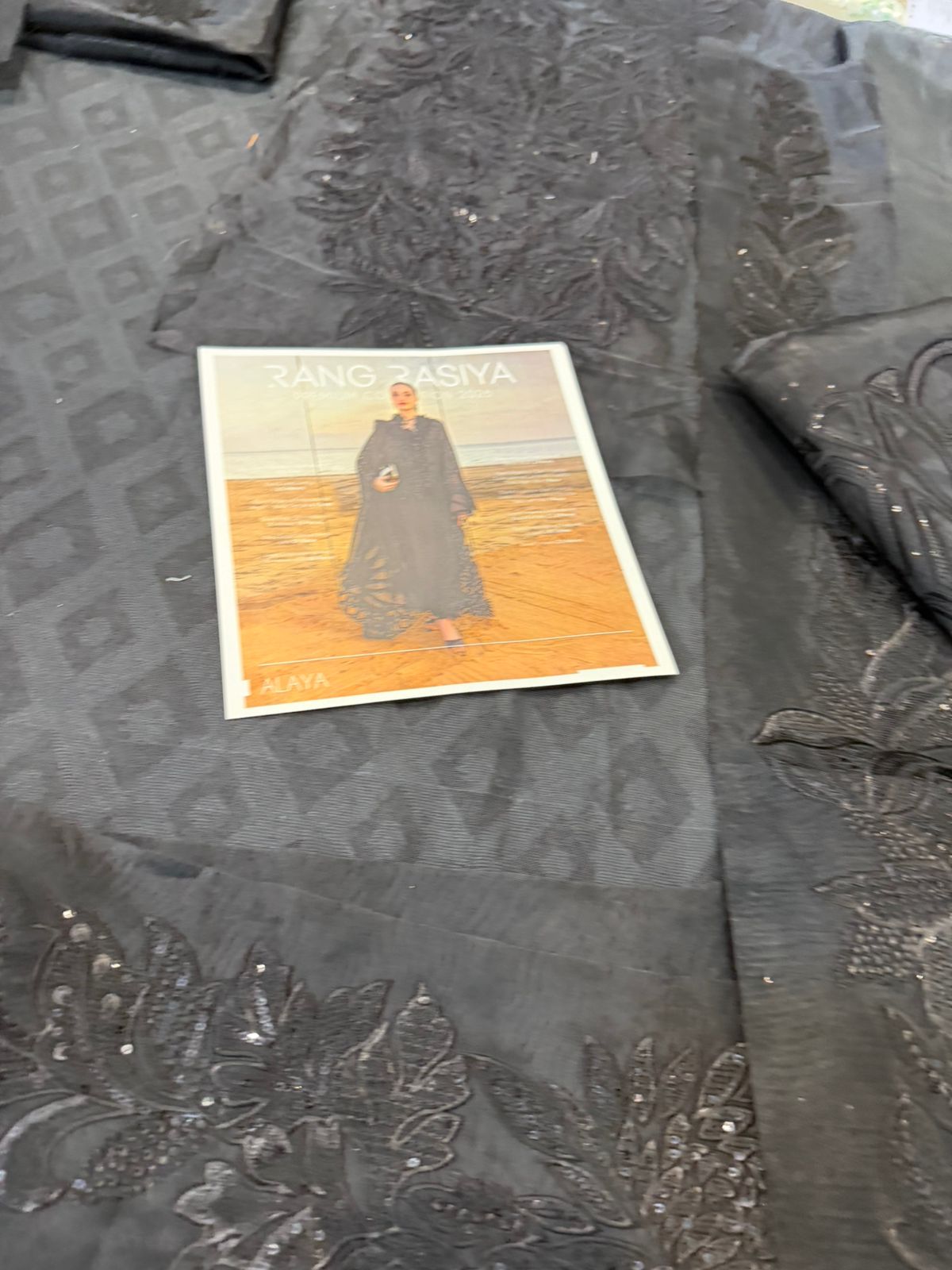 Rang Rasiya | Alaya 3D Floral Borsha Fabric Luxury Suite