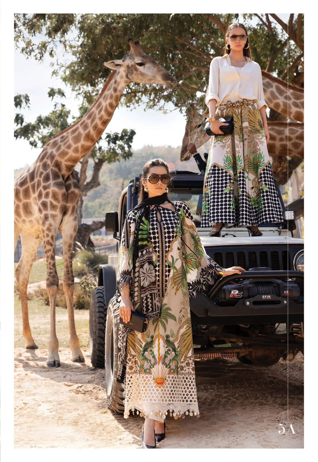 Maria B | Coffee Printed Lawn & Chiffon Dupatta Suite