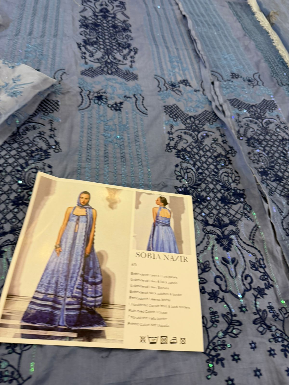 Sobia Nazir Luxury Mint Lawn 2026 | Embroidered Cotton Net Dupatta Suit