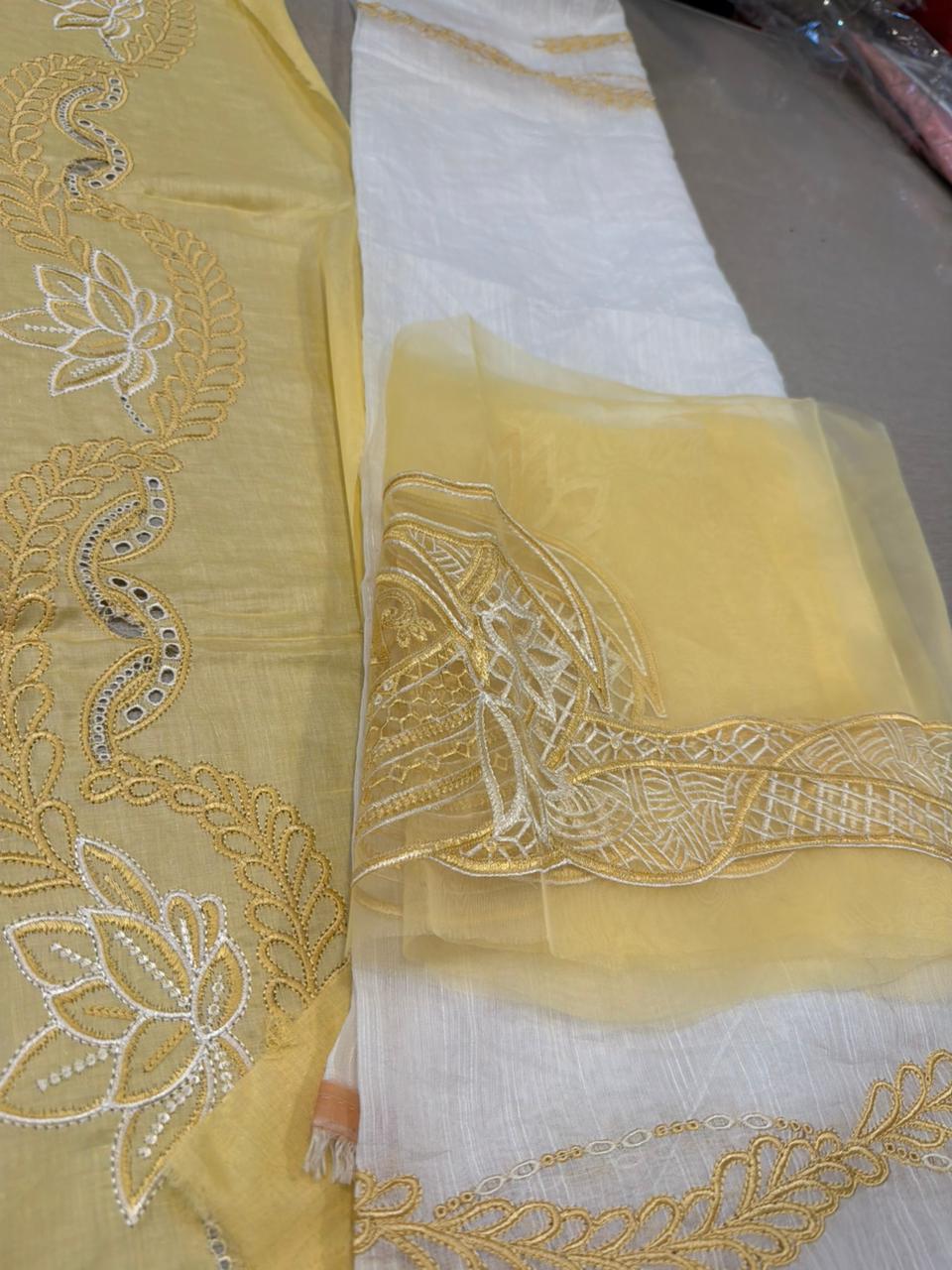 Rang Rasiya Ivory Schiffli Lawn 2026 | Luxury Embroidered Summer Suit