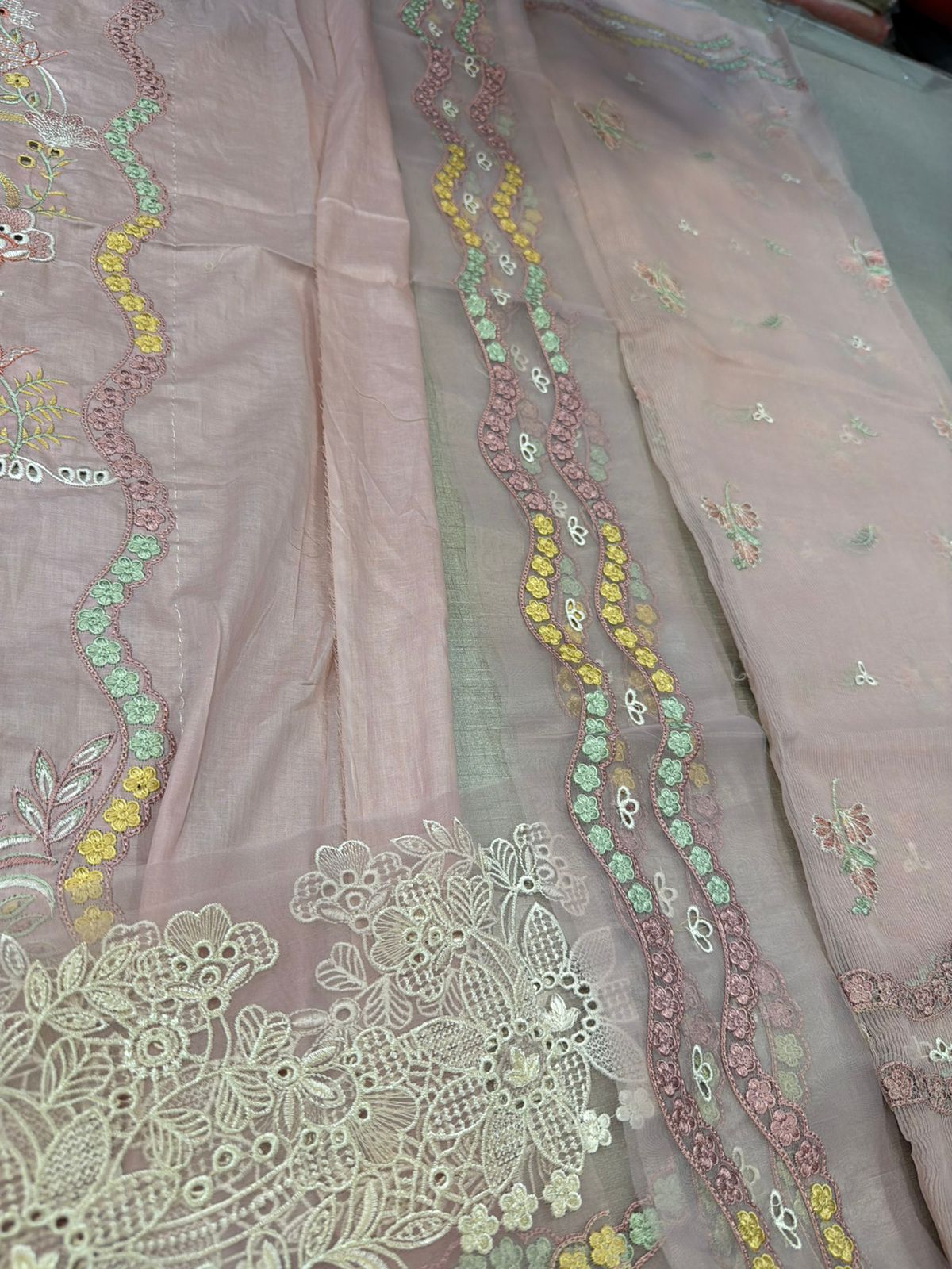 Zara Shahjahan Aneela Blush Pink Lawn | Luxury Summer 3-Piece 2026