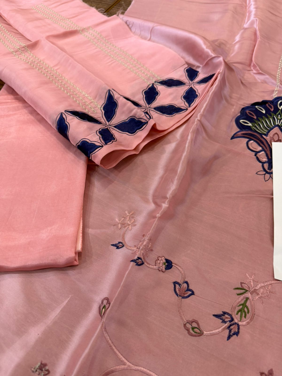 Faiza Rehman Misty Mauve Tissue Silk | Luxury Embroidered 2026