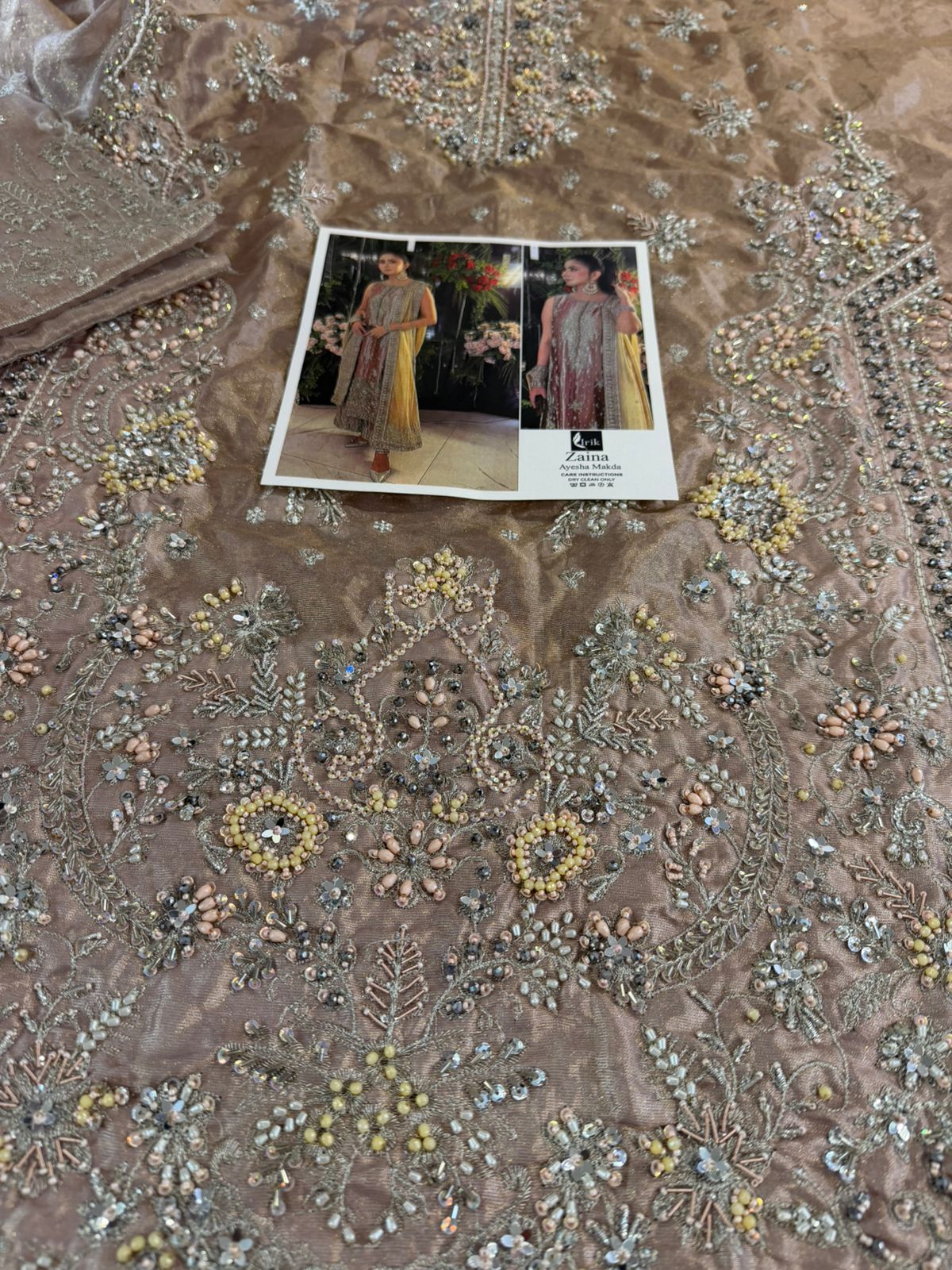 Irik Couture Irish Coffee Hand-Embellished Wedding Suit