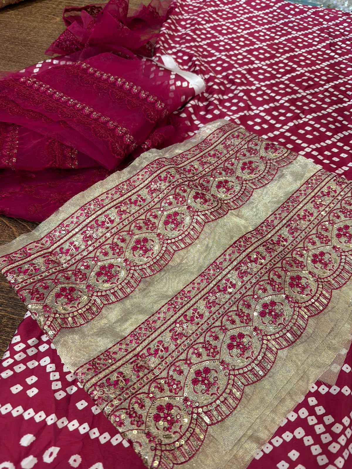 Faiza Saqlain Deep Wine Silk Wedding Pishwas Suit | Formal Pret
