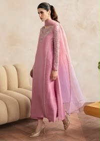Kanwal Malik Inspired Lilac Raw Silk Suit | 3 Piece