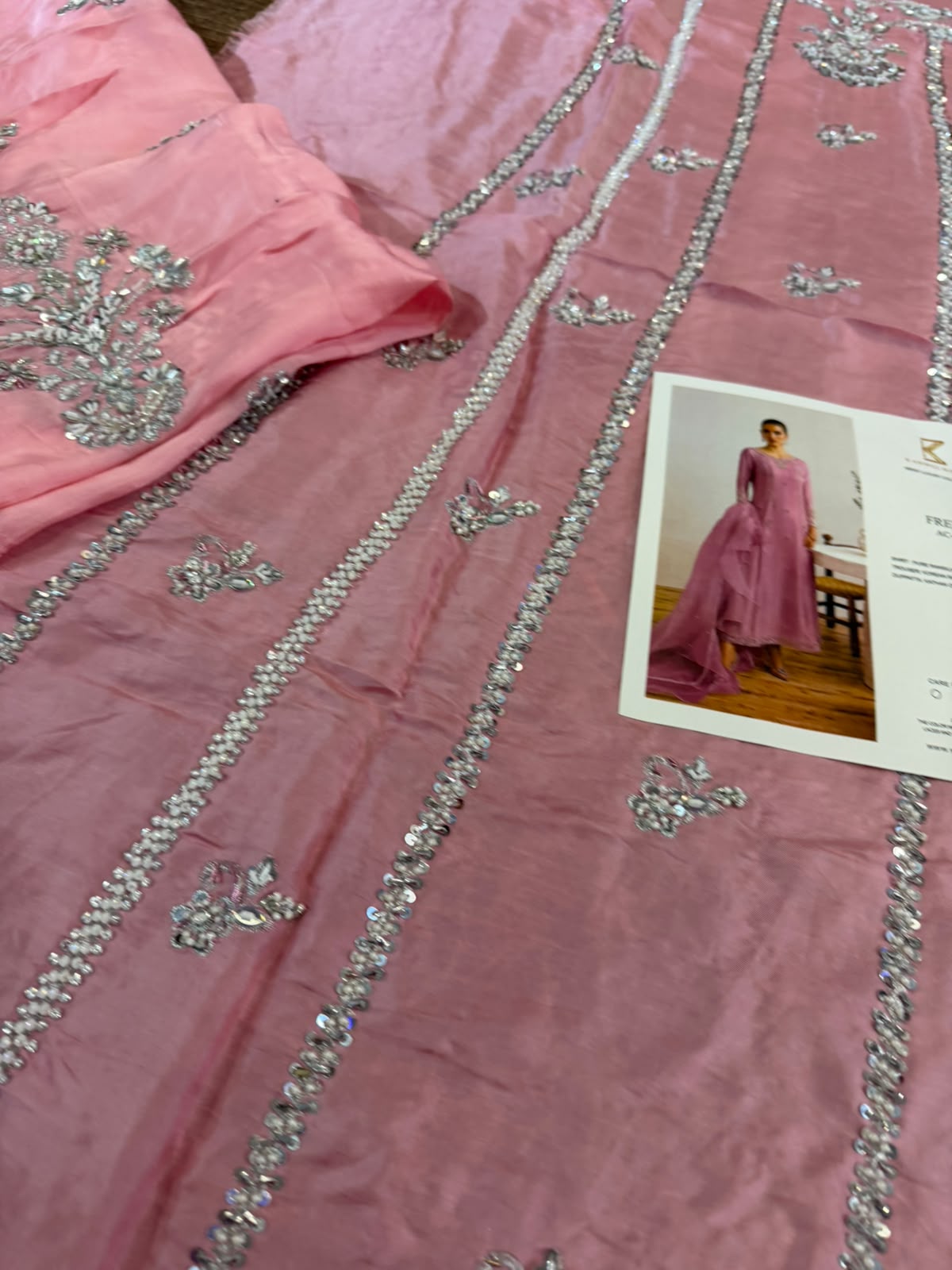 Kanwal Malik Inspired Lilac Raw Silk Suit | 3 Piece