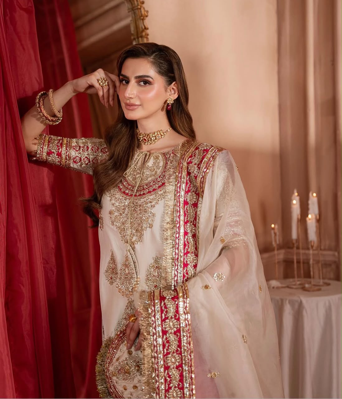 Sara & Zara Solara Off-White Raw Silk Luxury Embroidered Wedding Suit