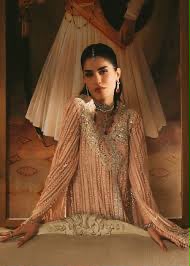 Saira Shakira Pastel Pink Luxury Wedding Sharara Suit