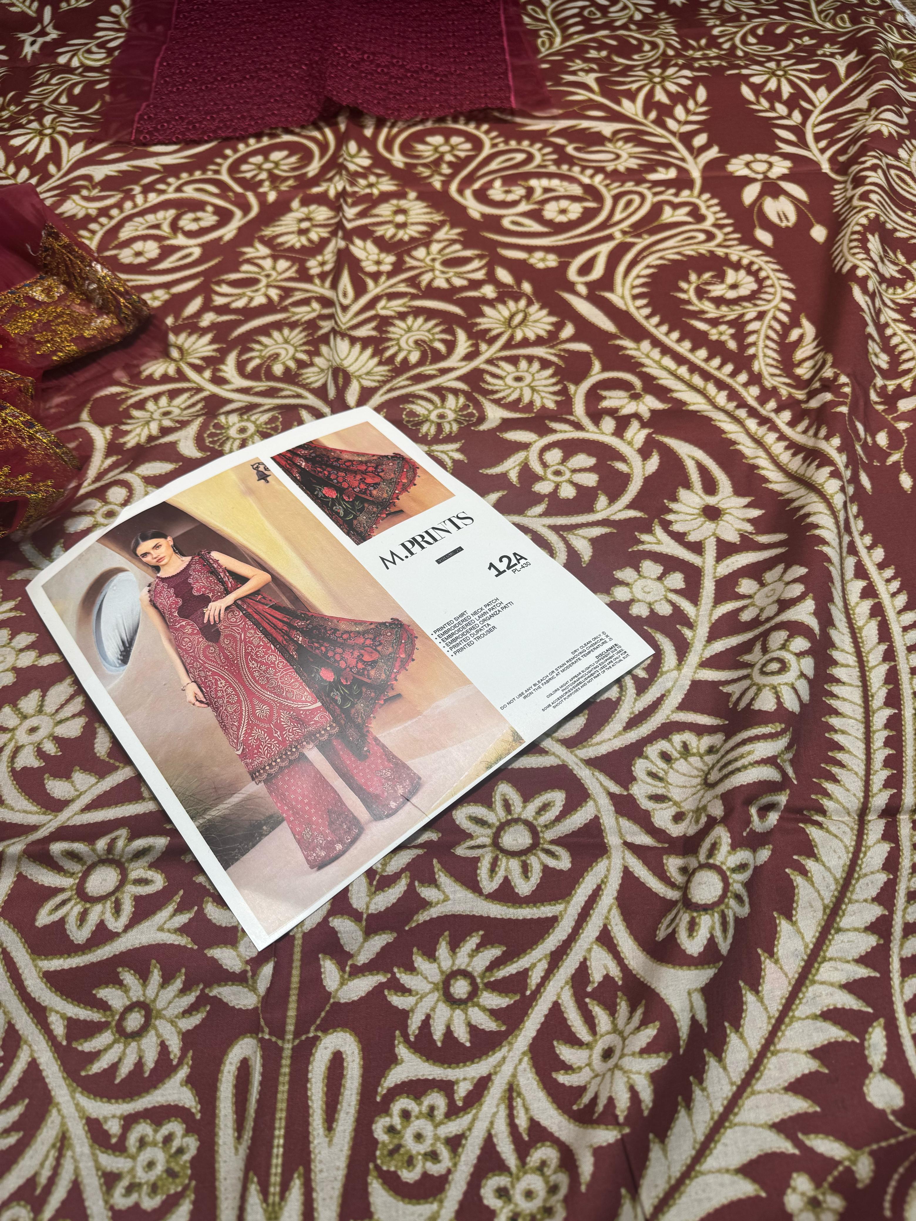 Maria B MPrint – Luxury Eid Lawn Suit | Spring/Summer 2025 Collection