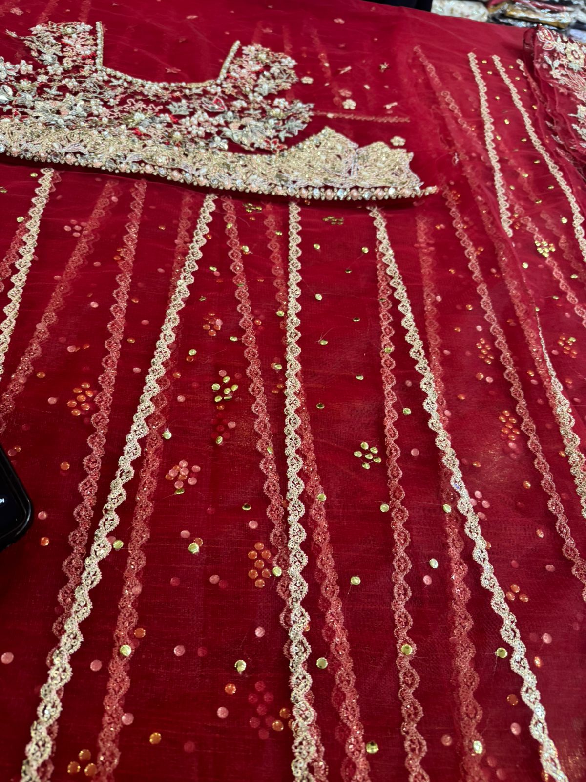 Soraya Bridal Wedding Edition 2025 | Handcrafted Luxury Net Barat Dress in Soft Gold