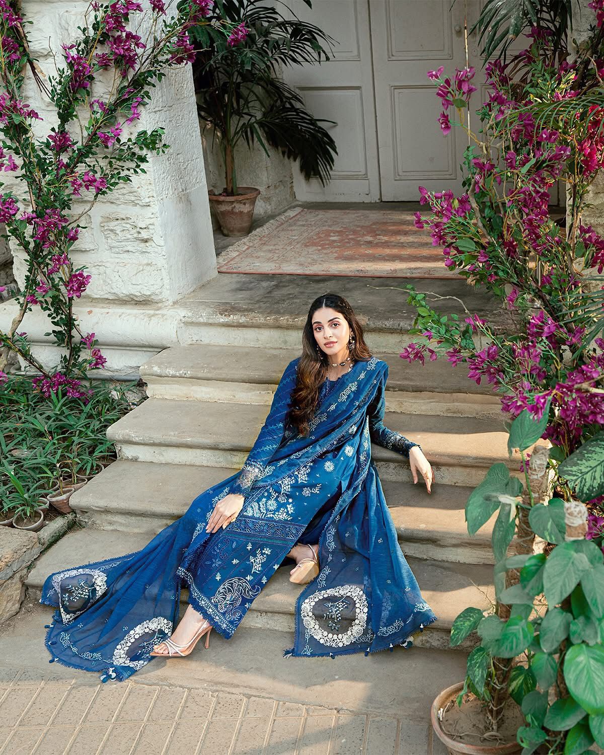 Qalamkar Luxury Lawn Eid Collection 2025 – Bold Elegance Meets Festive Flair