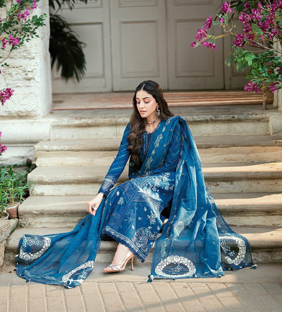 Qalamkar Luxury Lawn Eid Collection 2025 – Bold Elegance Meets Festive Flair