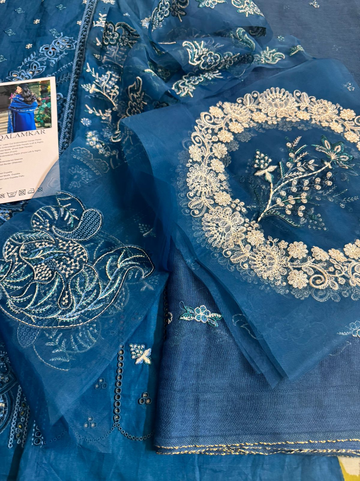 Qalamkar Luxury Lawn Eid Collection 2025 – Bold Elegance Meets Festive Flair