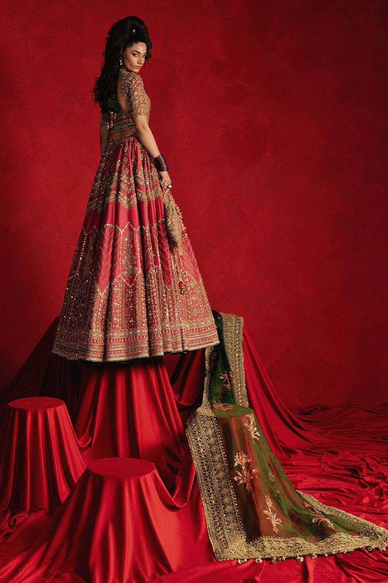 Mohsin Naveed Ranjha Gul Badan – Premium Raw Silk Maxi with Mirror Elegance