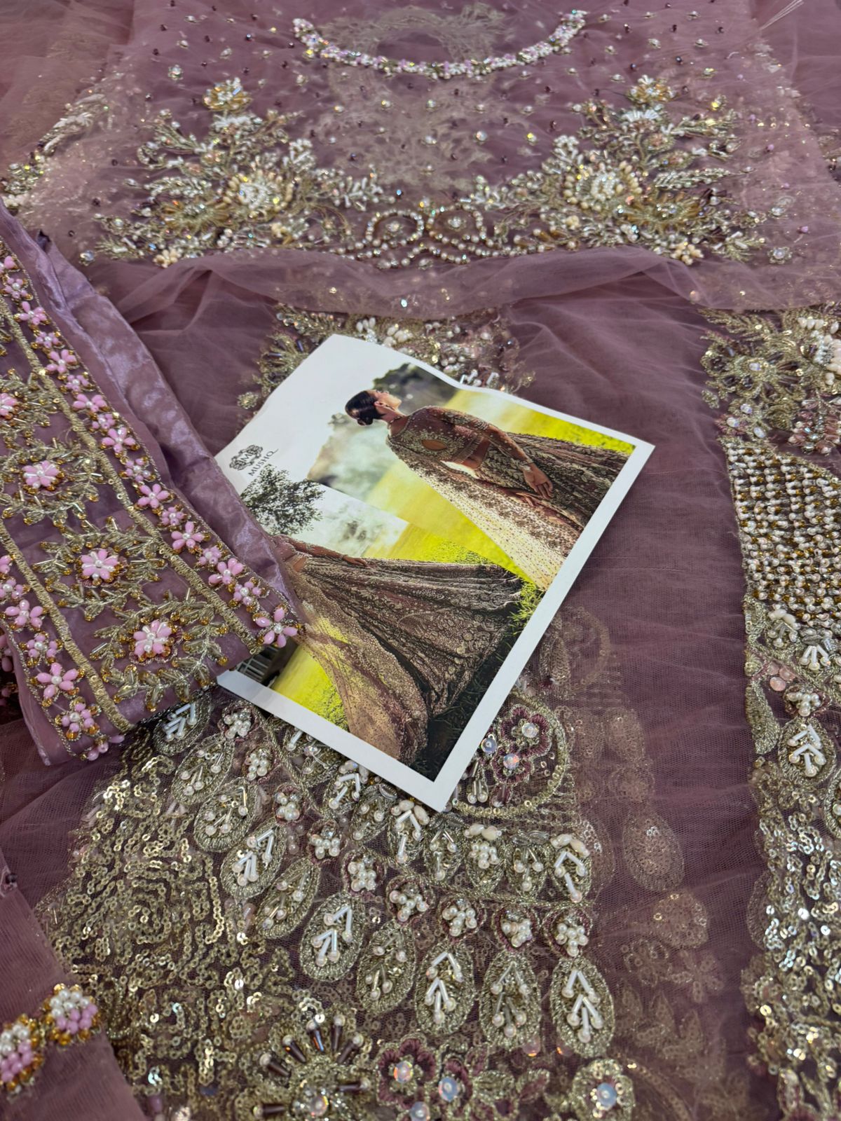 Mushq Wedding Edition – Luxury Chiffon Bridal Gown for Brides