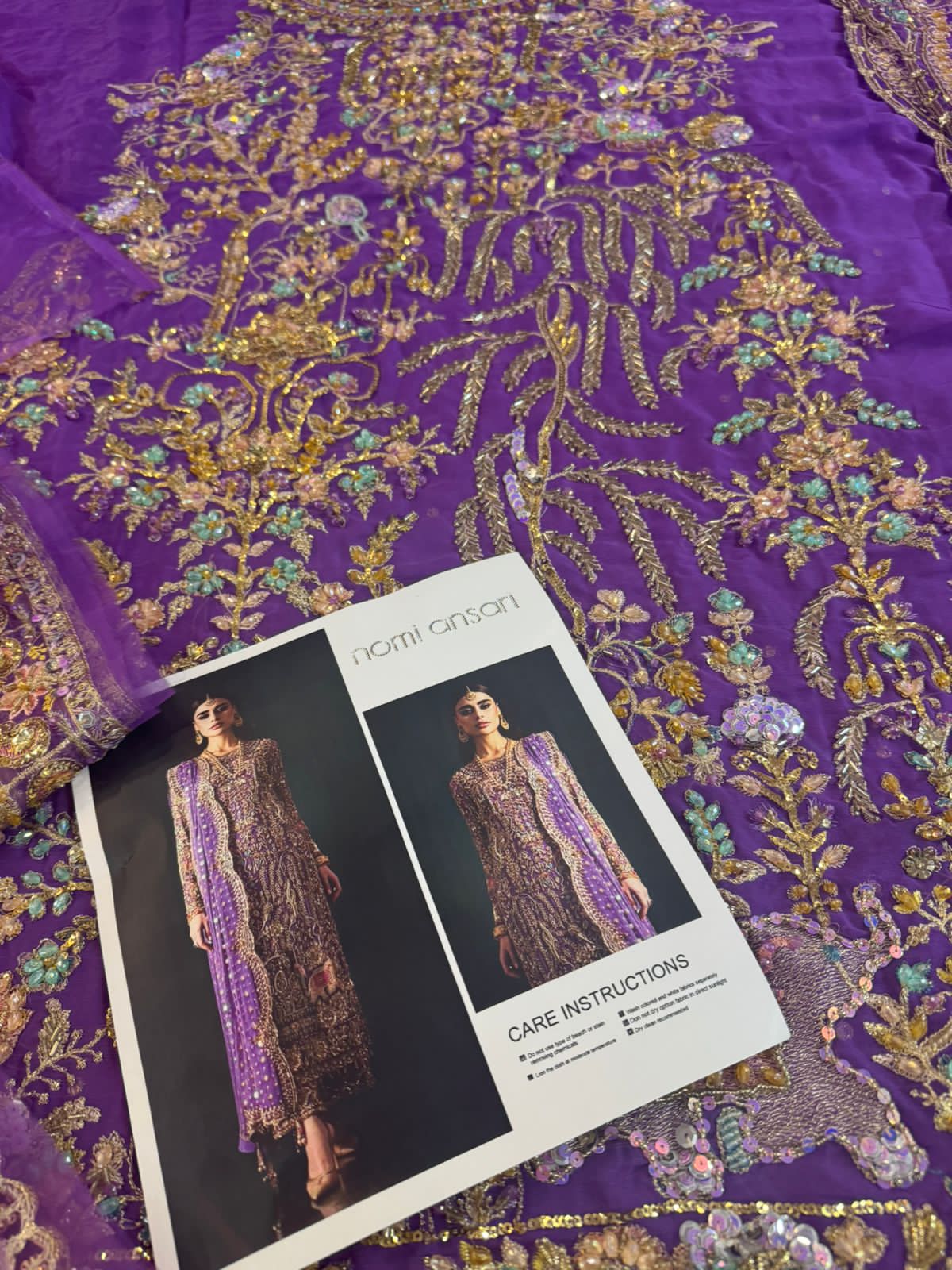 Nomi Ansari Wedding Edition – Royal Violet Couture for the Modern Muse