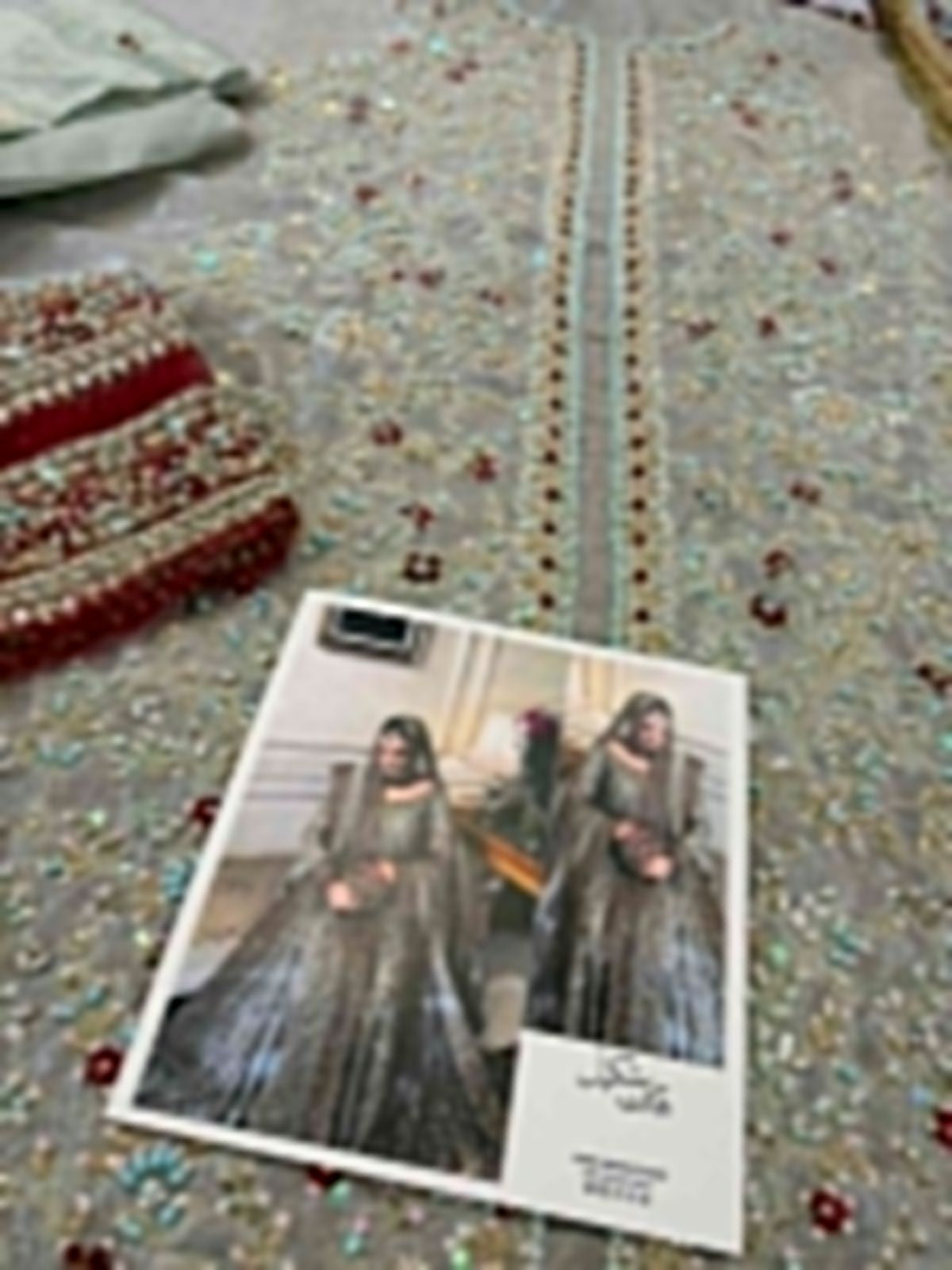 Haris Shakeel Cinderella Blue Bridal | Luxury Embroidered Wedding Wear