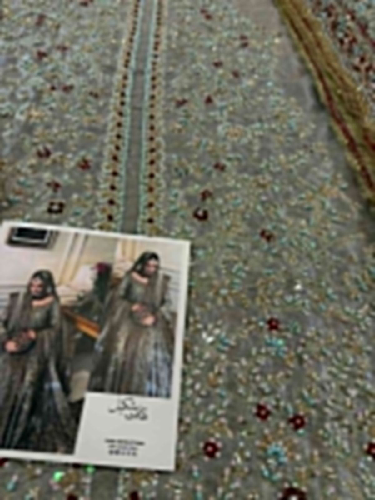 Haris Shakeel Cinderella Blue Bridal | Luxury Embroidered Wedding Wear