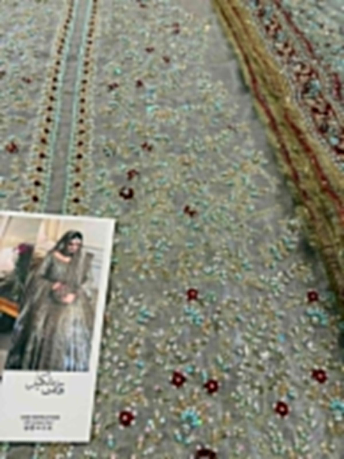 Haris Shakeel Cinderella Blue Bridal | Luxury Embroidered Wedding Wear