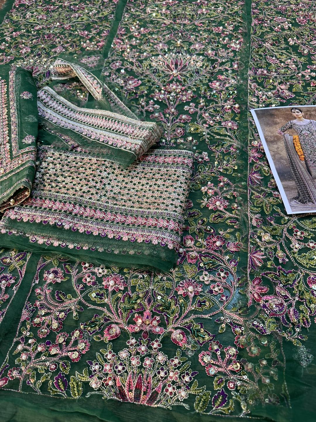 Hussain Rehar | Green | Wedding Edition